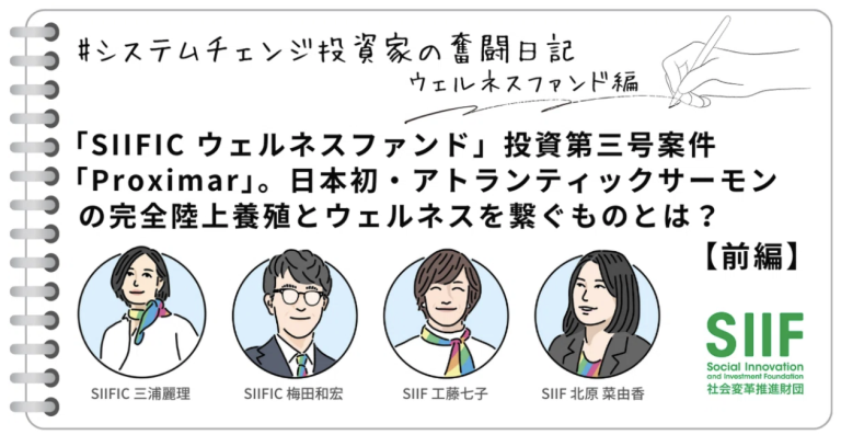 【掲載のお知らせ】SIIFICウェルネスファンドの投資先「Proximar株式会社」がSIIF公式Noteにて特集されました