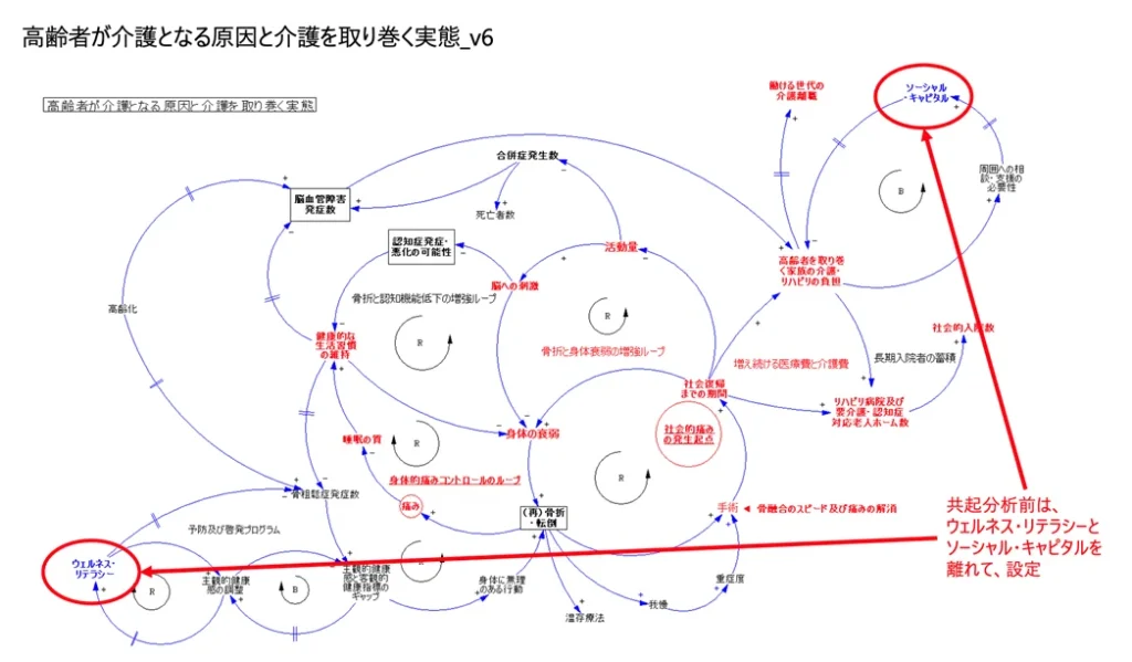 オルソリバース社のデューデリジェンス時に作成したシステム図（書き換え前）