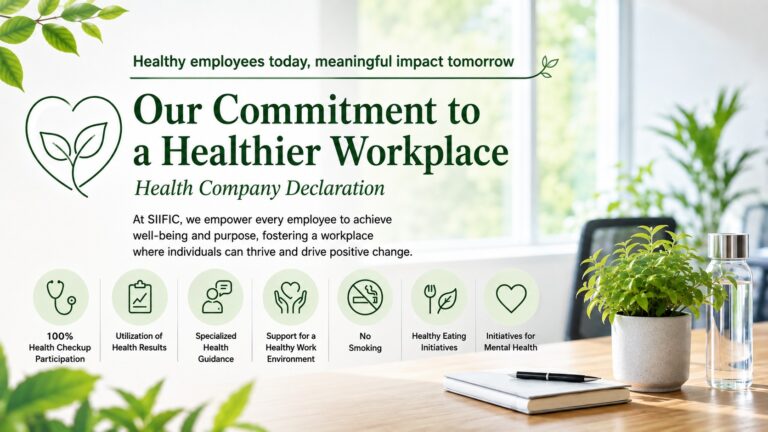 SIIFIC’s Commitment to the Health Company Declaration